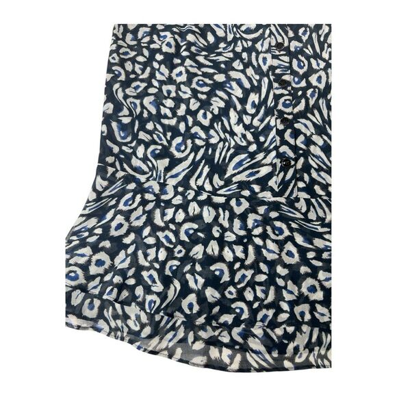 Cabi Blue Gray‎ Chiffon Tank Top Peplum Sz Medium - Picture 5 of 8